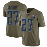 Nike Titans 27 Eddie George Olive Salute To Service Limited Jersey Dzhi,baseball caps,new era cap wholesale,wholesale hats
